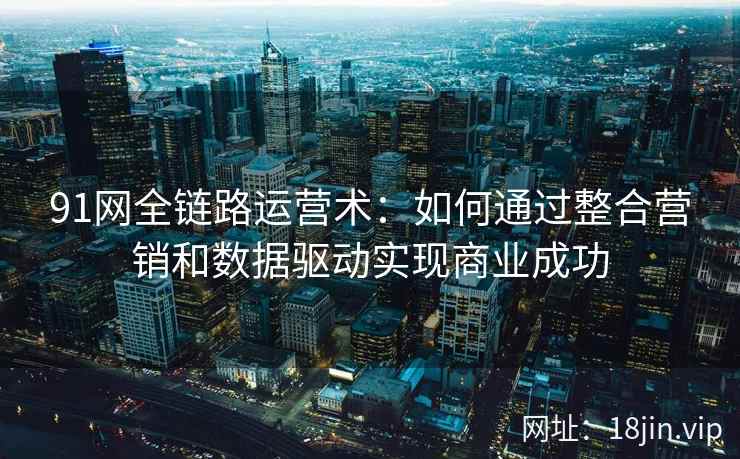 91网全链路运营术：如何通过整合营销和数据驱动实现商业成功