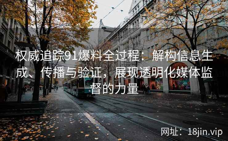 权威追踪91爆料全过程：解构信息生成、传播与验证，展现透明化媒体监督的力量