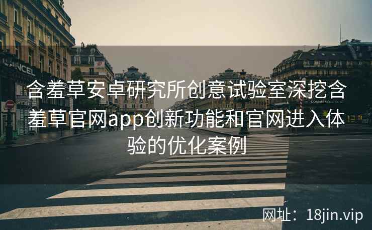 含羞草安卓研究所创意试验室深挖含羞草官网app创新功能和官网进入体验的优化案例